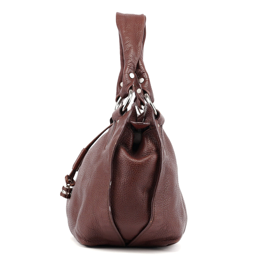 Brown Leather Bittersweet Shoulder Bag