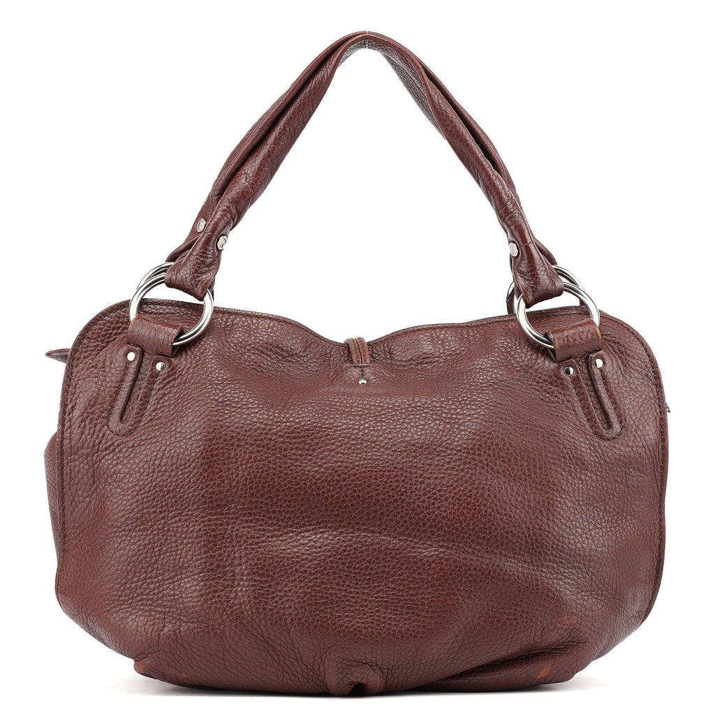 Brown Leather Bittersweet Shoulder Bag