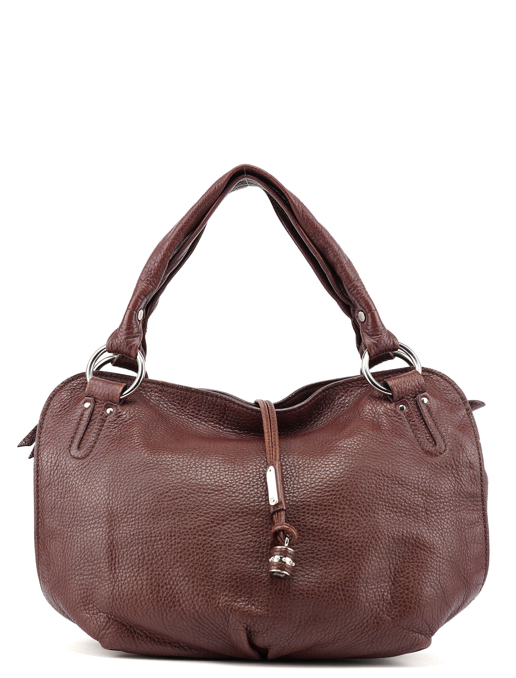 Brown Leather Bittersweet Shoulder Bag