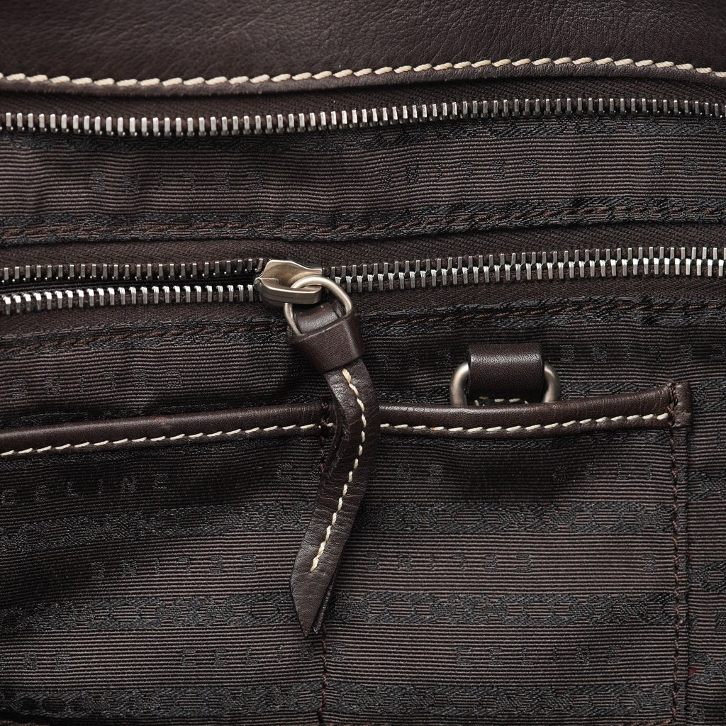 Brown Leather Bittersweet Shoulder Bag