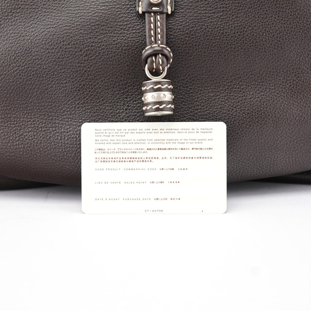 Brown Leather Bittersweet Shoulder Bag