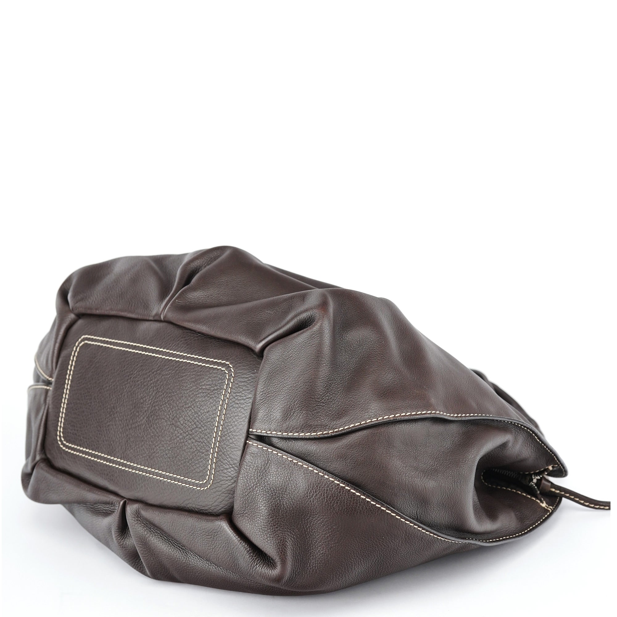 Brown Leather Bittersweet Shoulder Bag