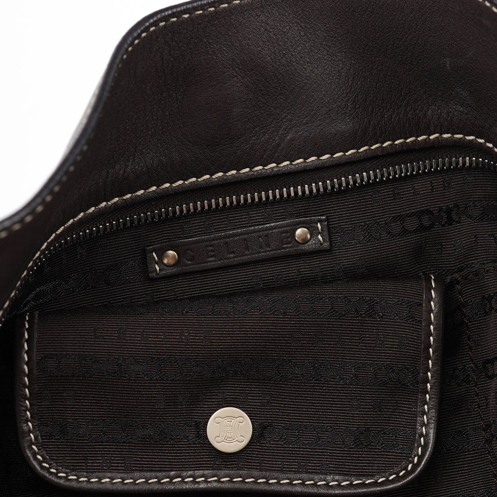 Brown Leather Bittersweet Shoulder Bag