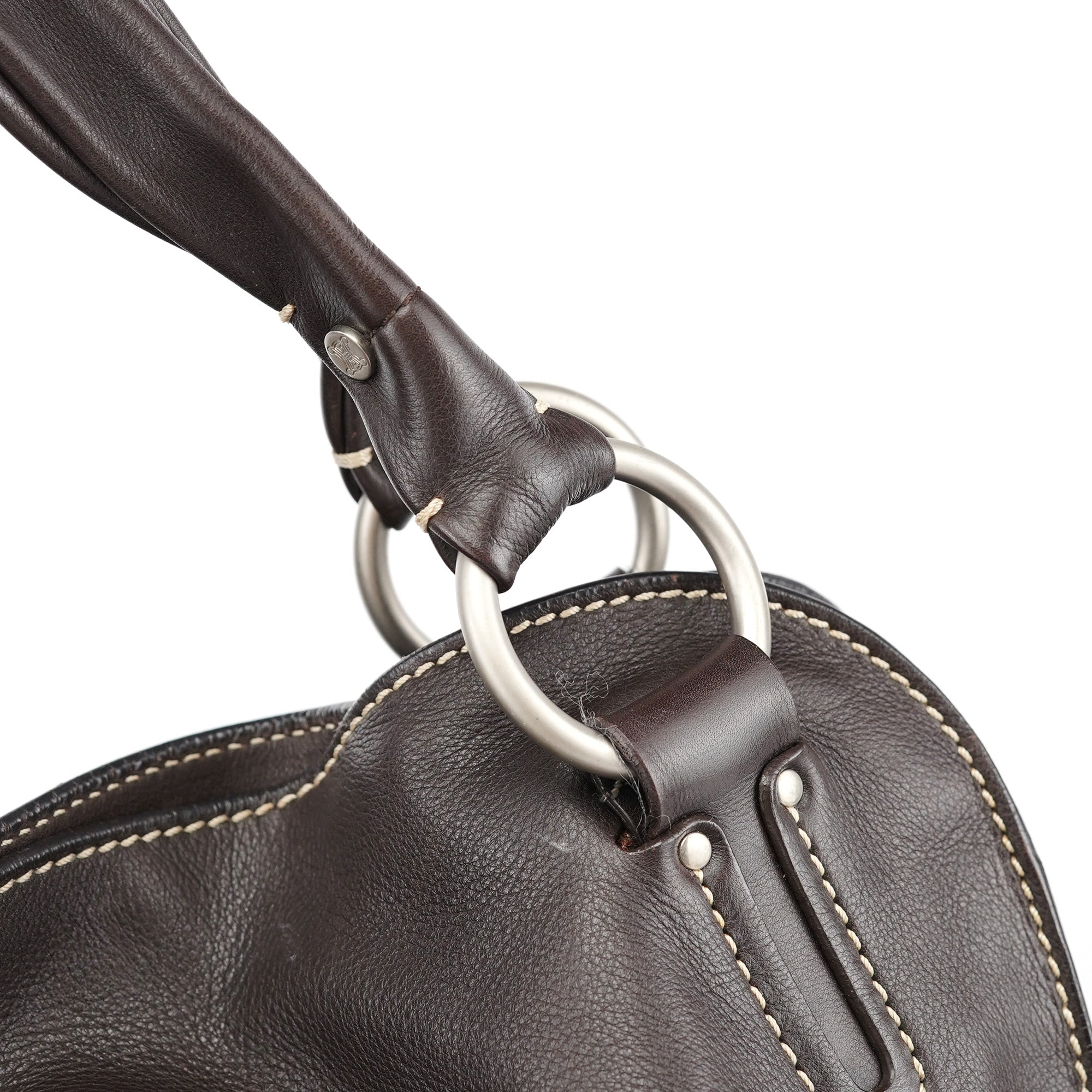 Brown Leather Bittersweet Shoulder Bag