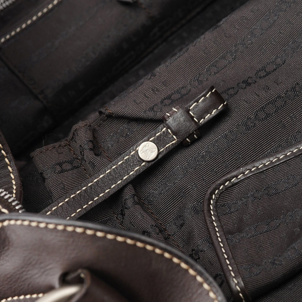 Brown Leather Bittersweet Shoulder Bag