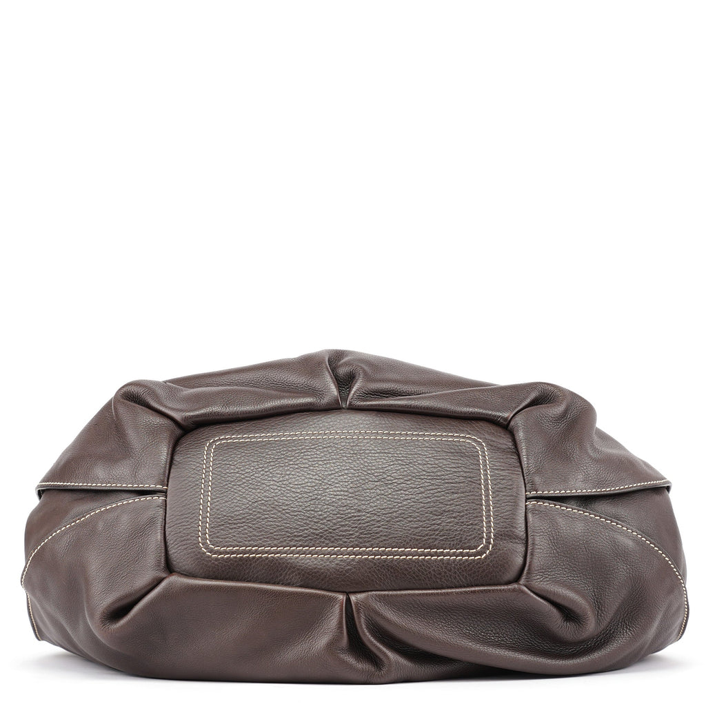 Brown Leather Bittersweet Shoulder Bag
