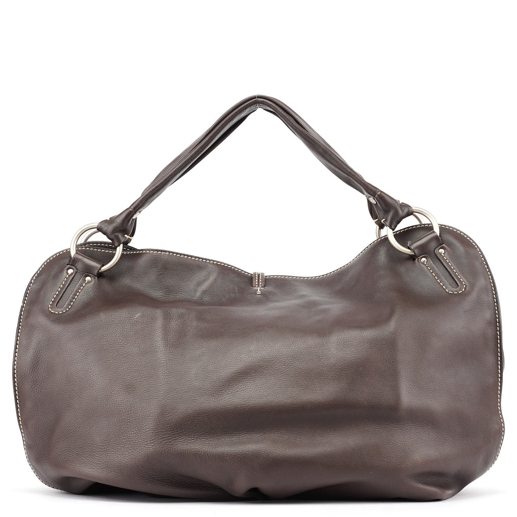 Brown Leather Bittersweet Shoulder Bag