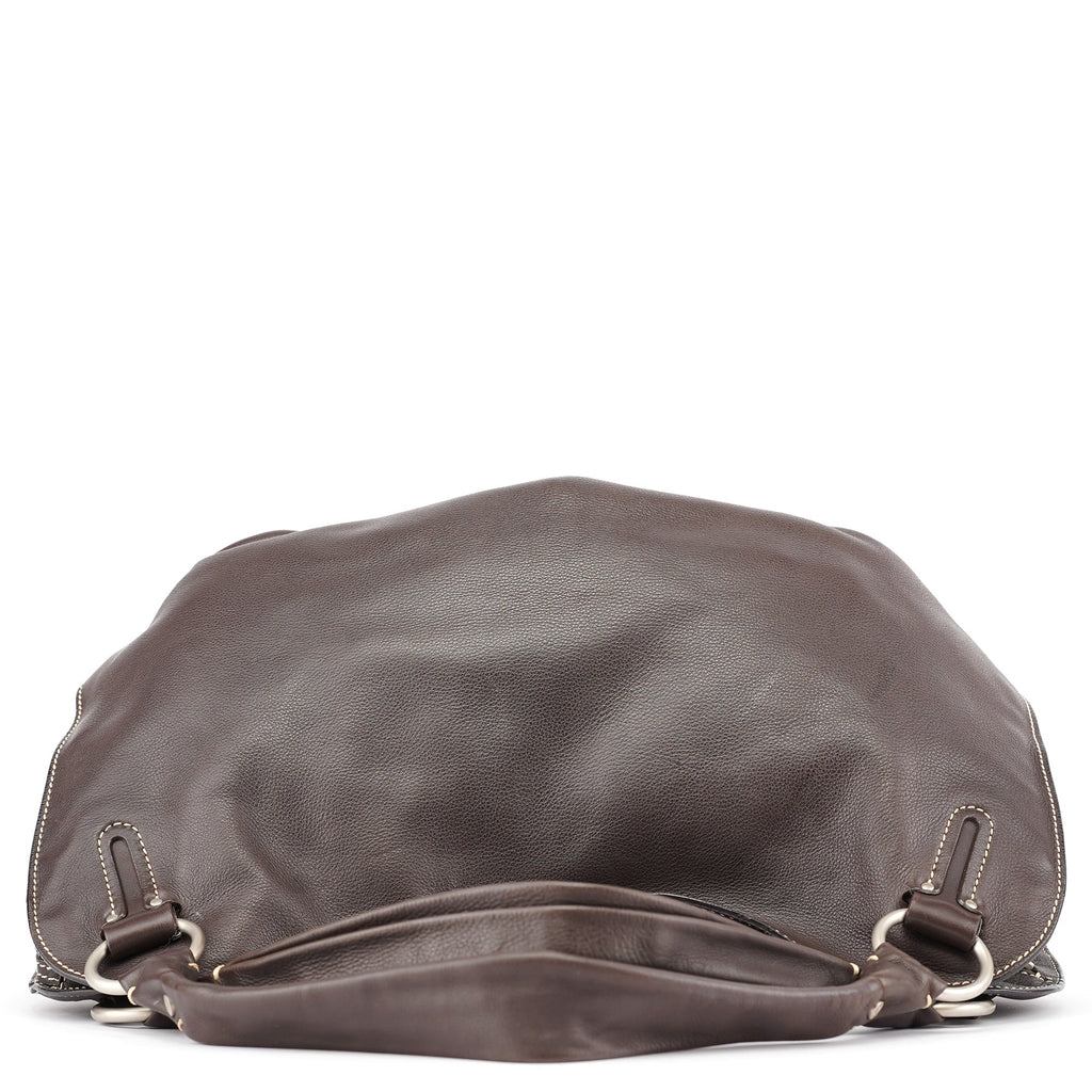 Brown Leather Bittersweet Shoulder Bag