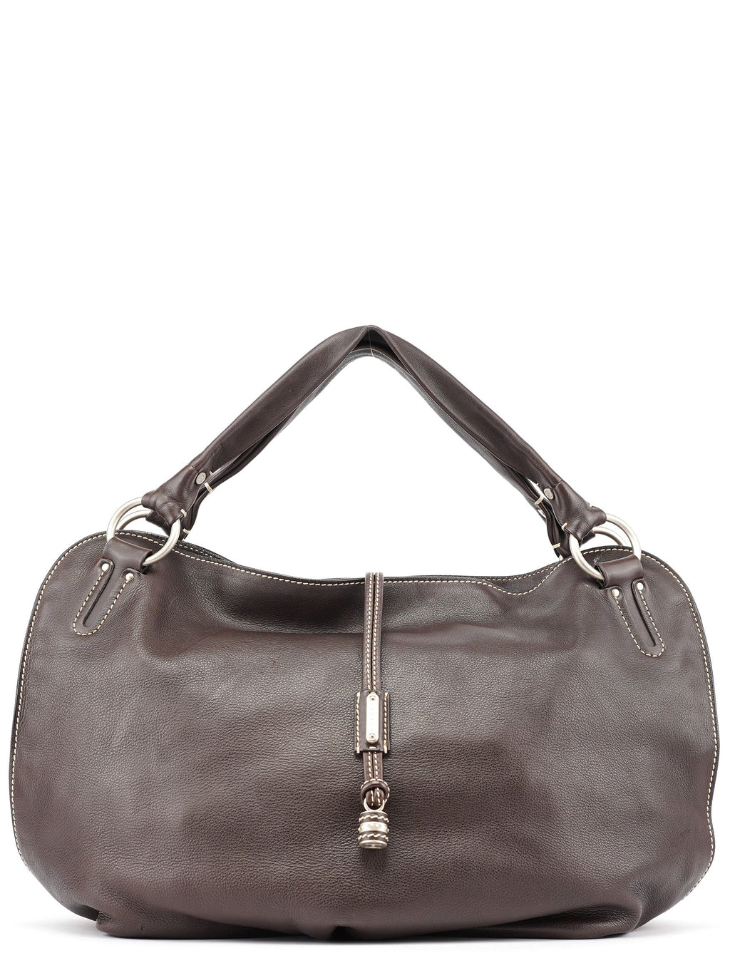 Brown Leather Bittersweet Shoulder Bag