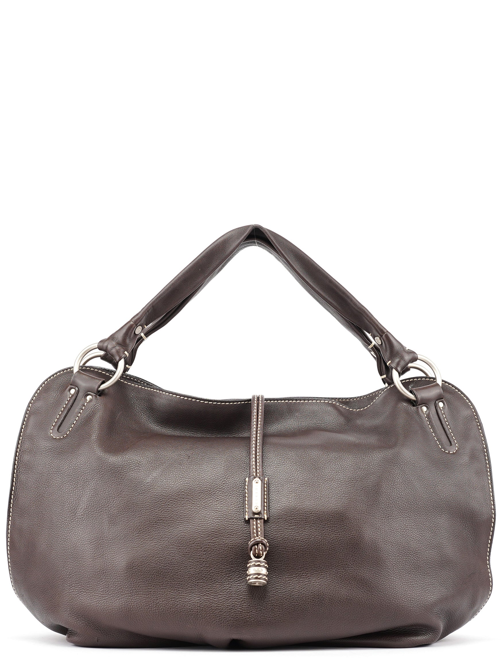 Brown Leather Bittersweet Shoulder Bag