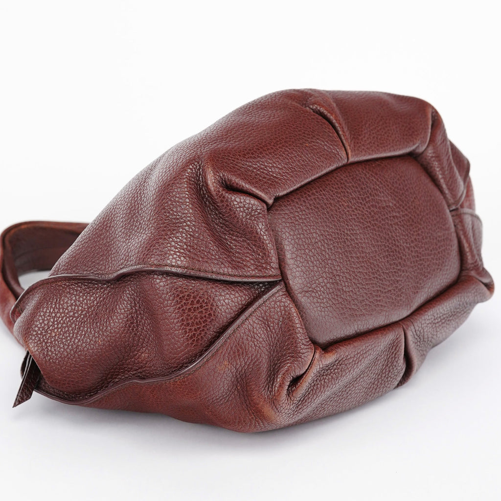 Brown Leather Bittersweet Shoulder Bag