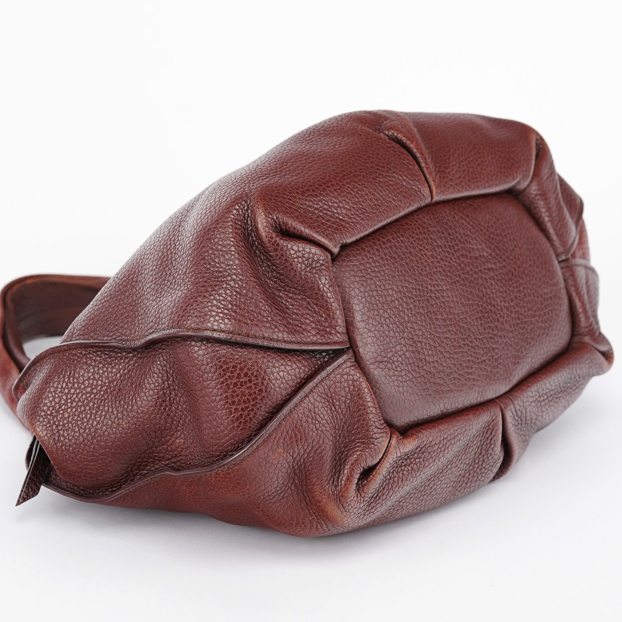 Brown Leather Bittersweet Shoulder Bag