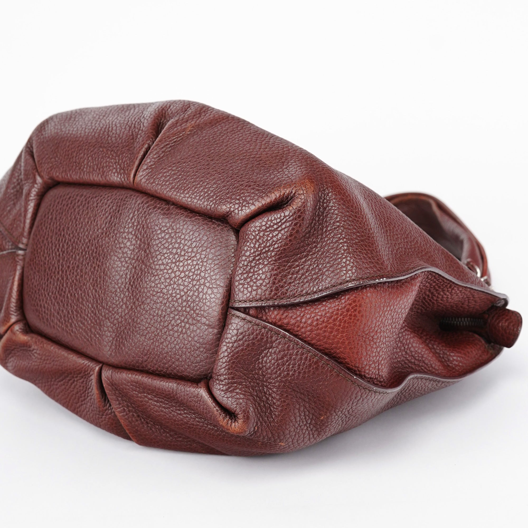 Brown Leather Bittersweet Shoulder Bag
