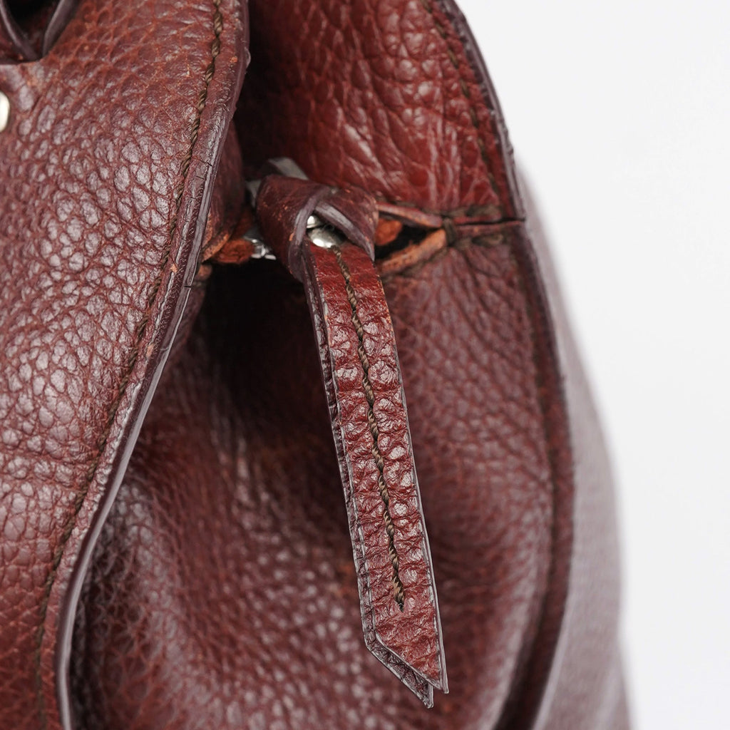 Brown Leather Bittersweet Shoulder Bag