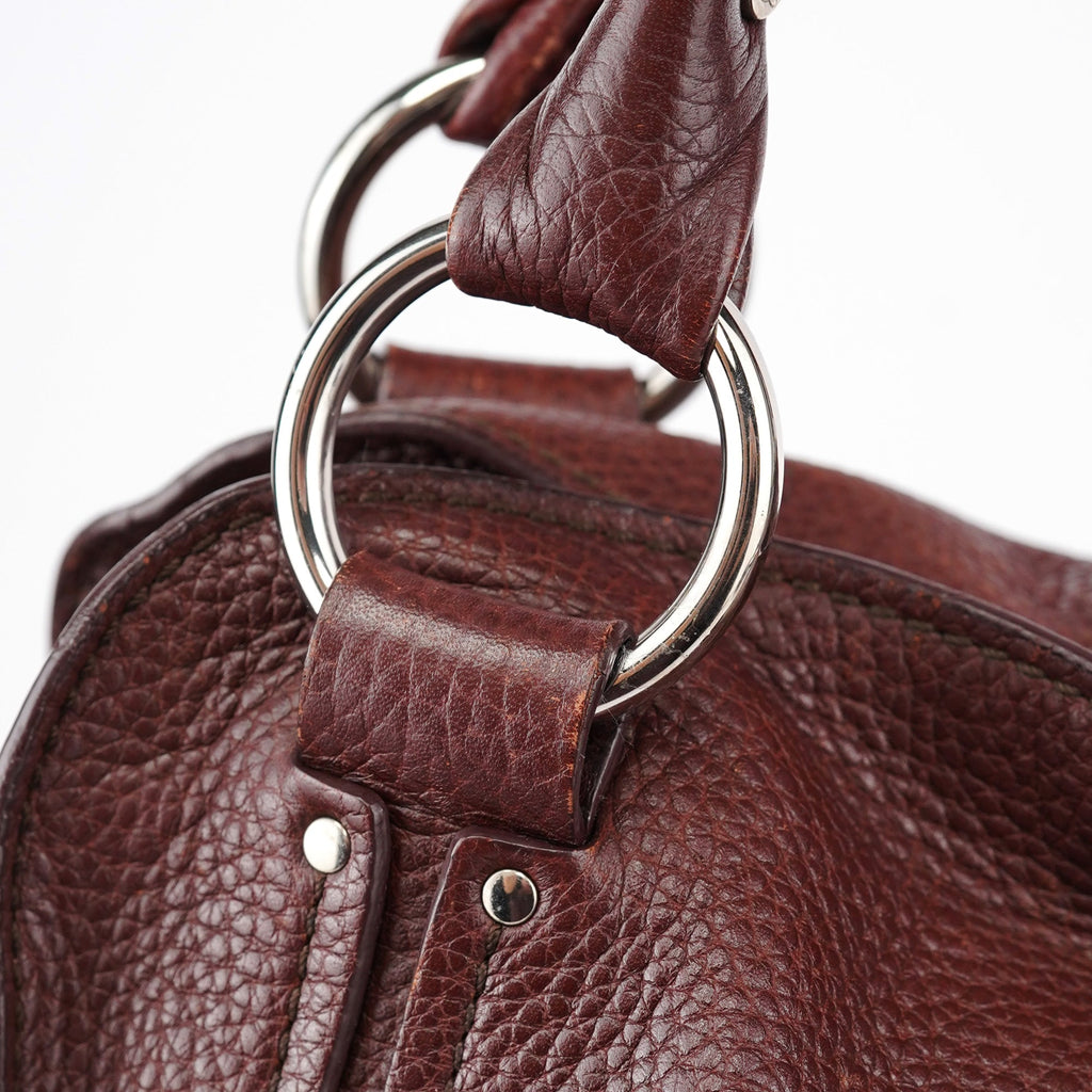 Brown Leather Bittersweet Shoulder Bag