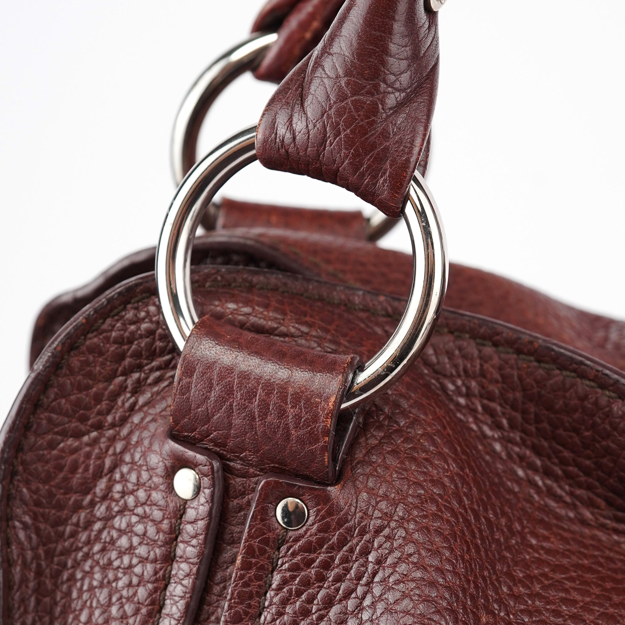 Brown Leather Bittersweet Shoulder Bag