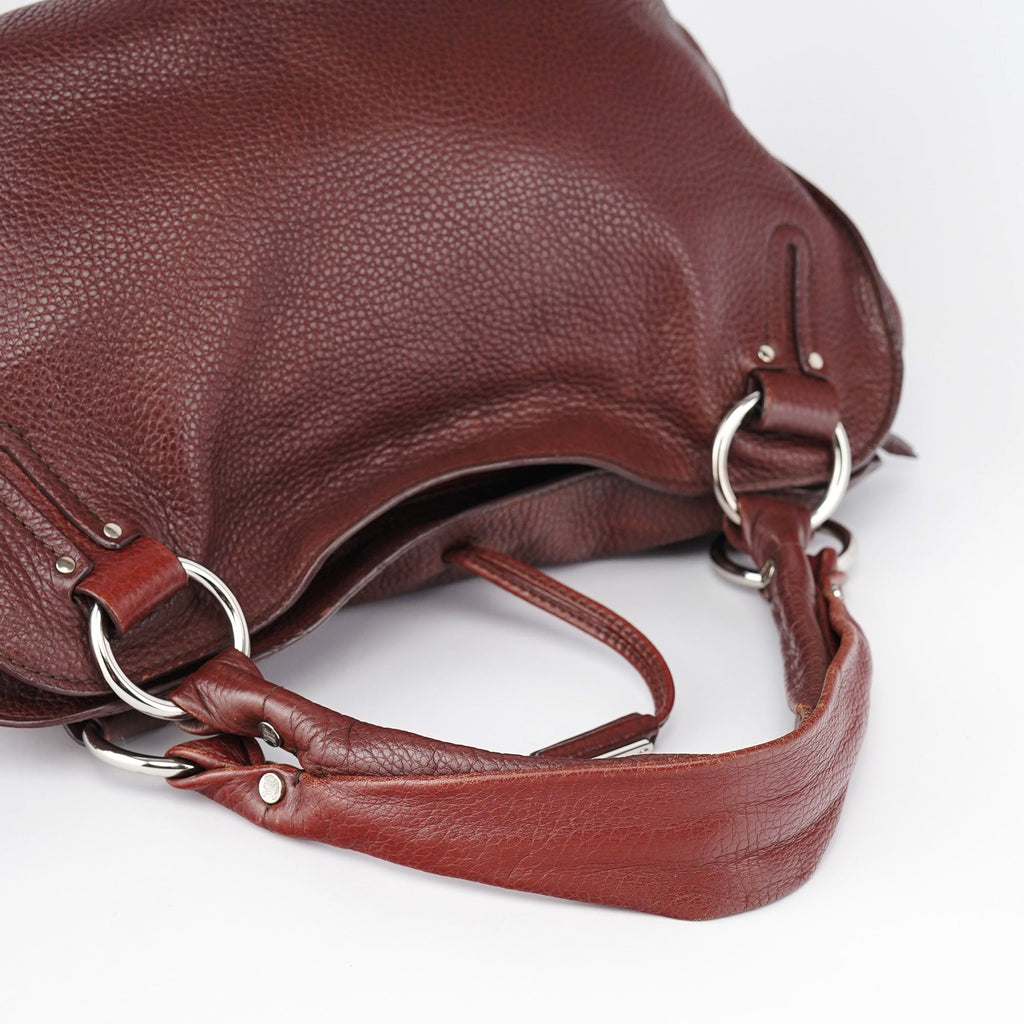 Brown Leather Bittersweet Shoulder Bag