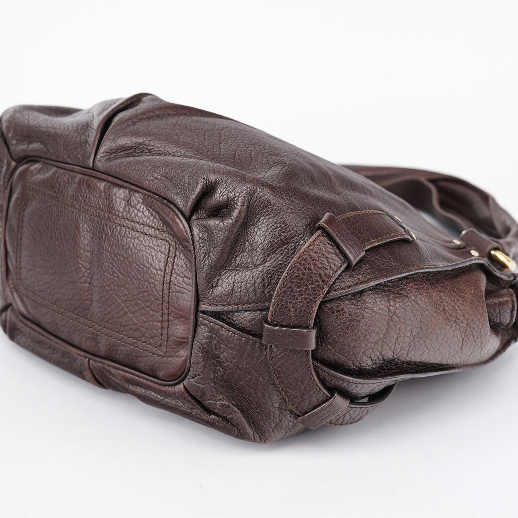 Brown Leather Bittersweet Shoulder Bag