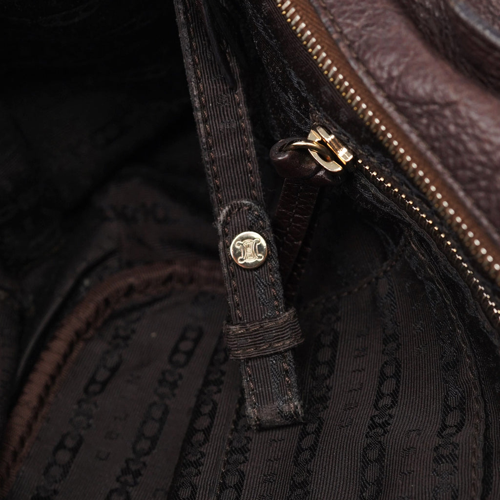 Brown Leather Bittersweet Shoulder Bag