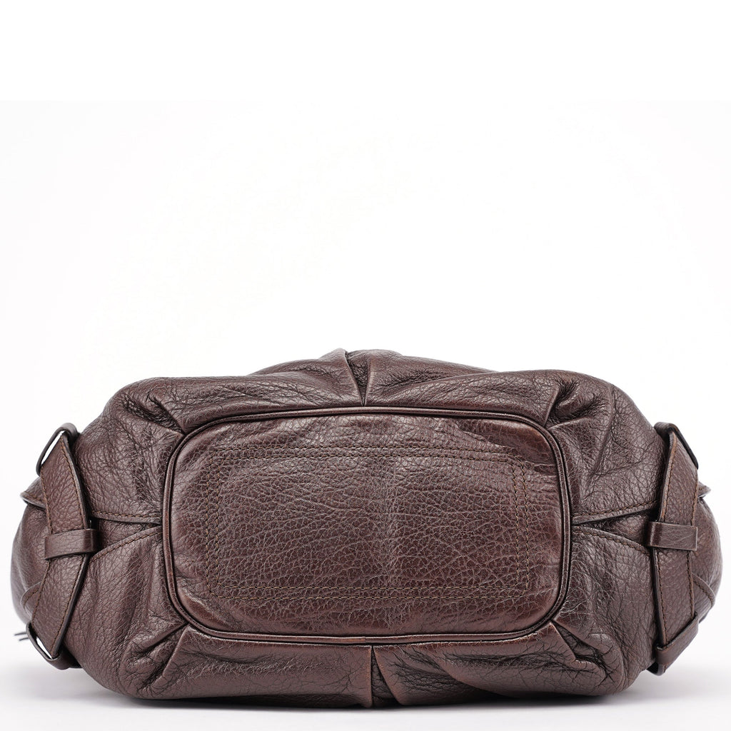 Brown Leather Bittersweet Shoulder Bag