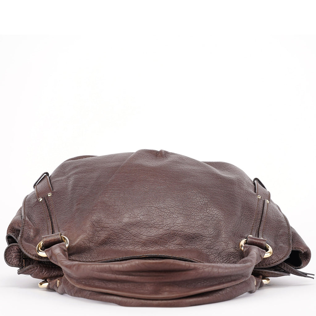 Brown Leather Bittersweet Shoulder Bag