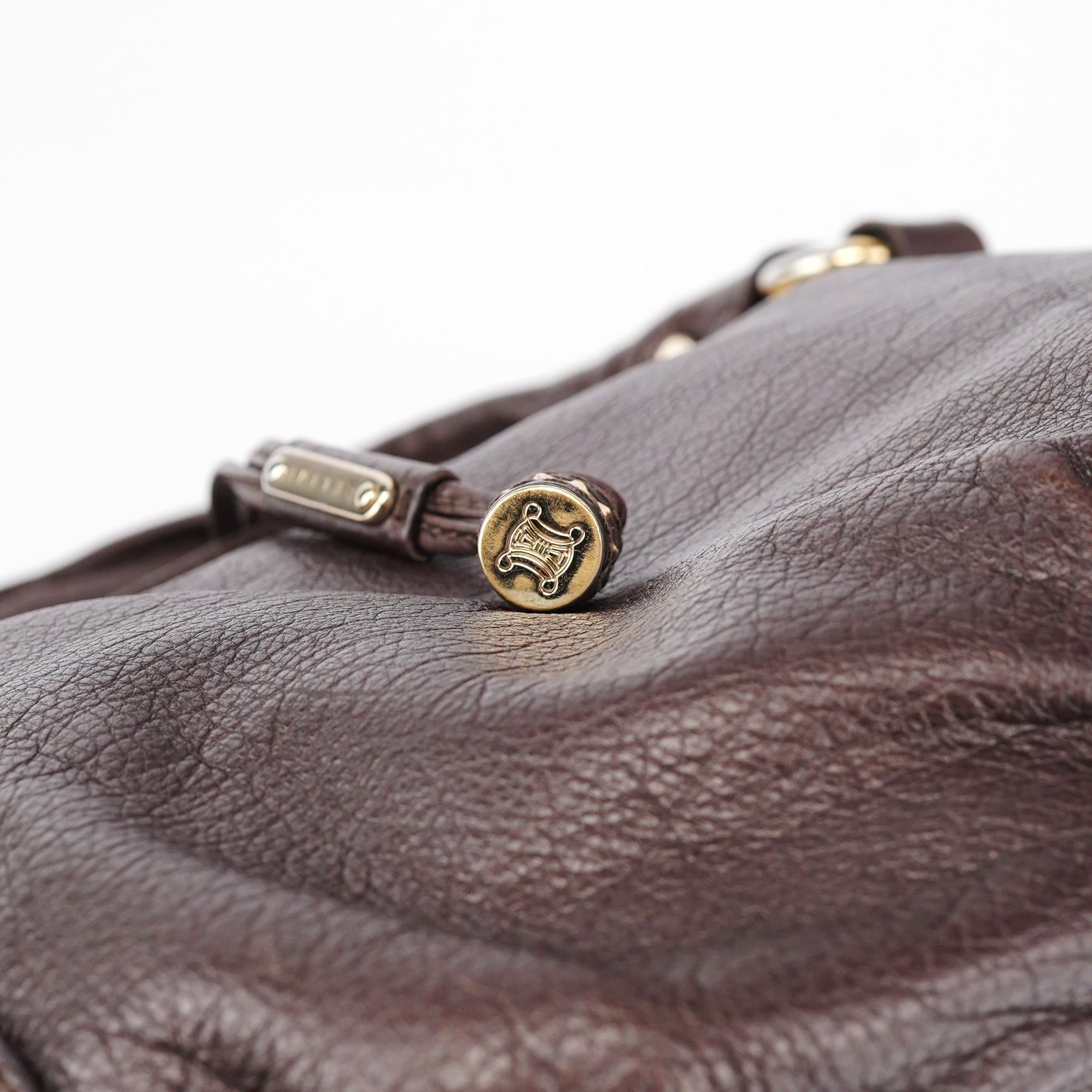 Brown Leather Bittersweet Shoulder Bag