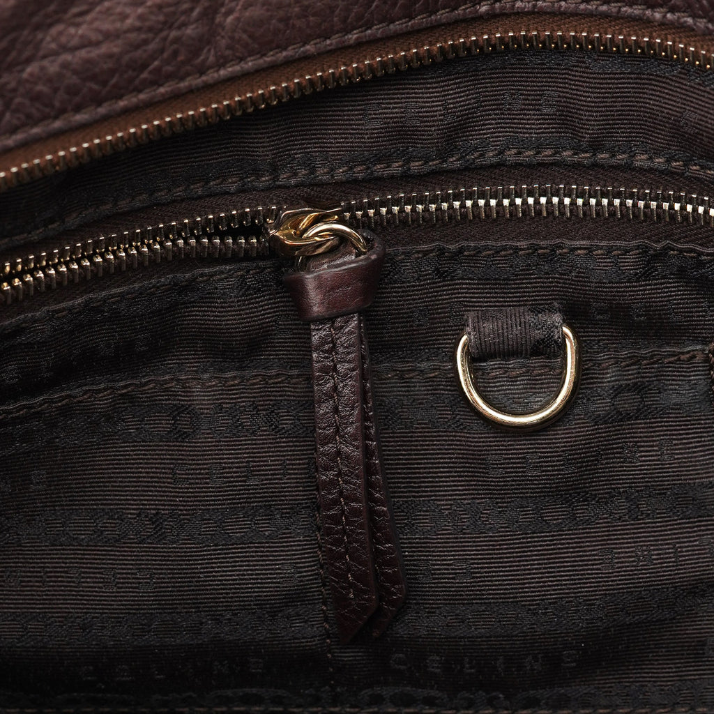 Brown Leather Bittersweet Shoulder Bag