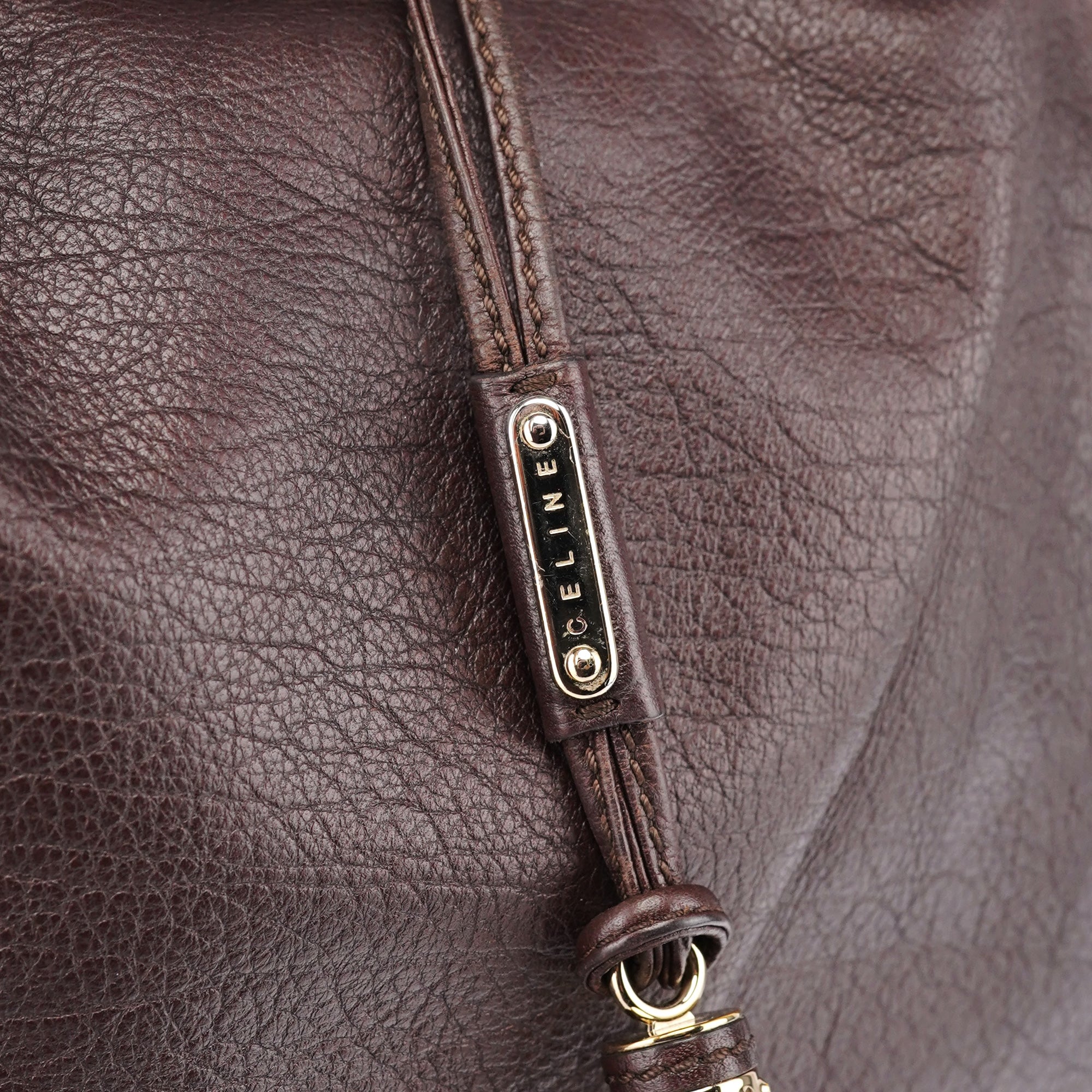 Brown Leather Bittersweet Shoulder Bag