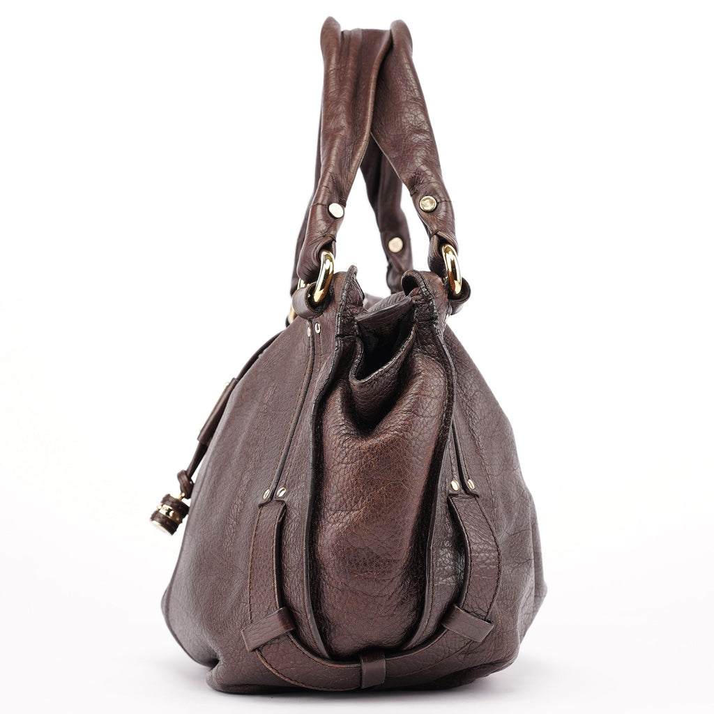 Brown Leather Bittersweet Shoulder Bag