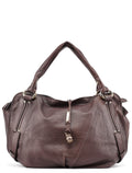 Brown Leather Bittersweet Shoulder Bag