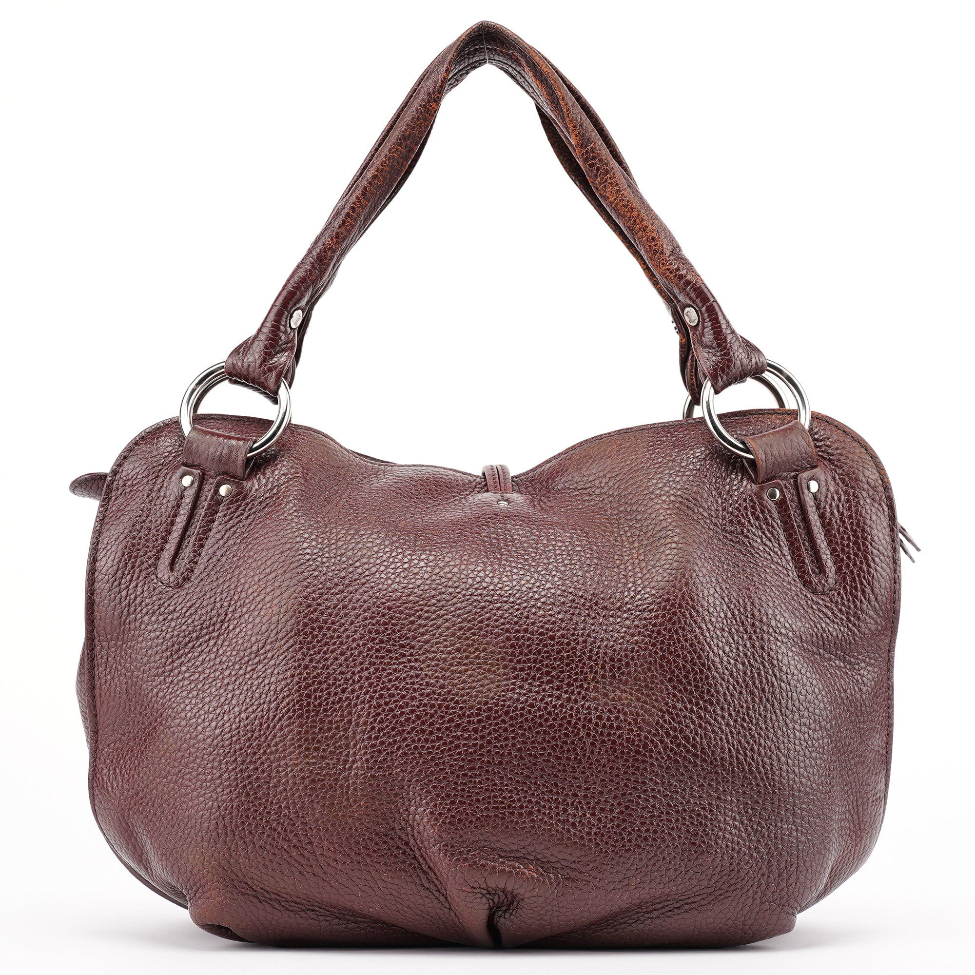 Brown Leather Bittersweet Shoulder Bag