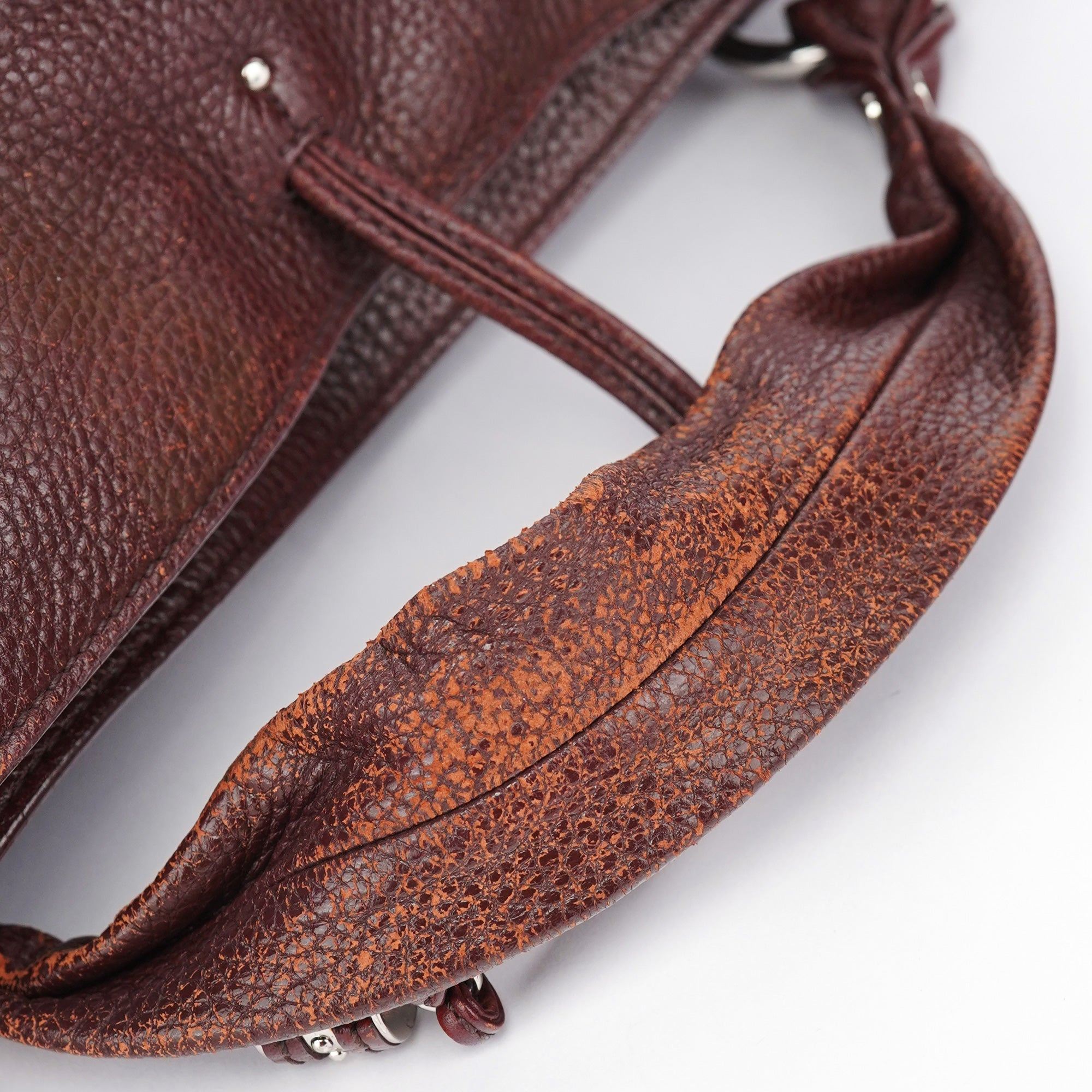 Brown Leather Bittersweet Shoulder Bag
