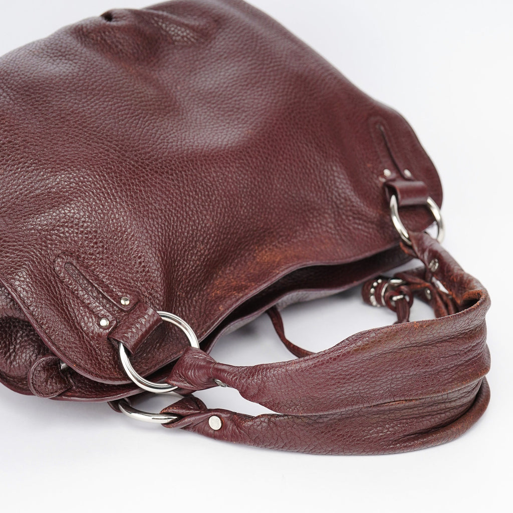 Brown Leather Bittersweet Shoulder Bag