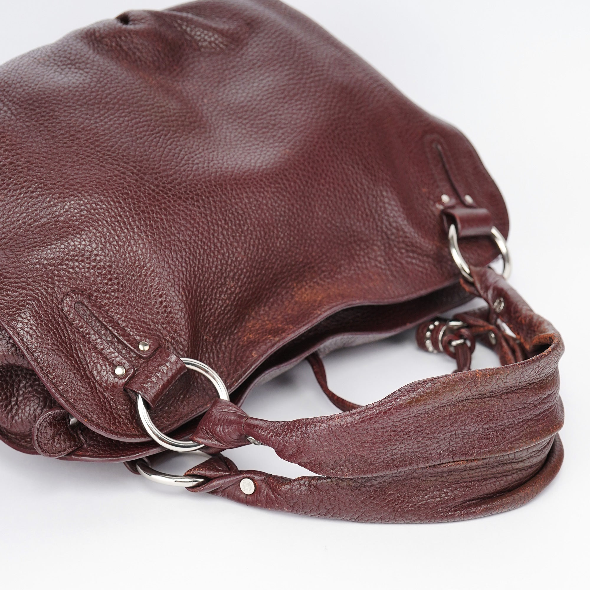 Brown Leather Bittersweet Shoulder Bag
