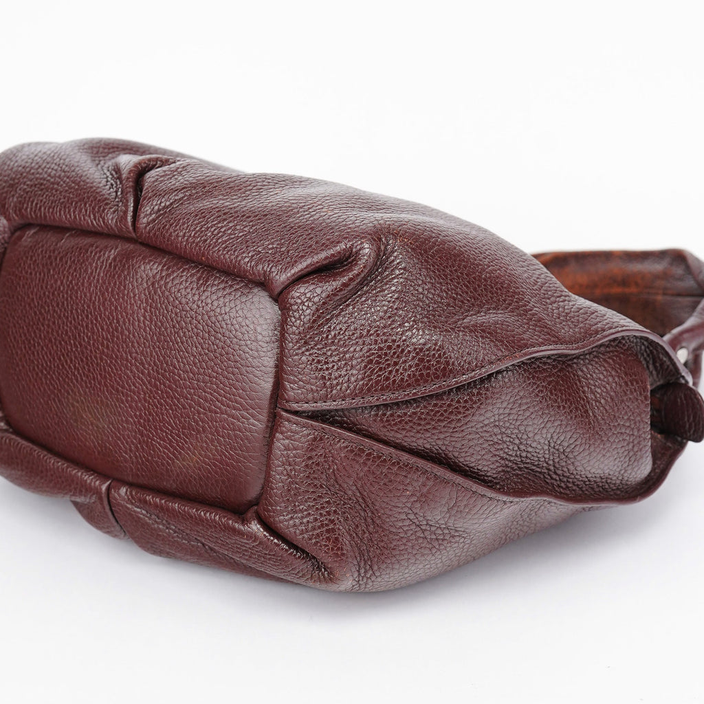 Brown Leather Bittersweet Shoulder Bag