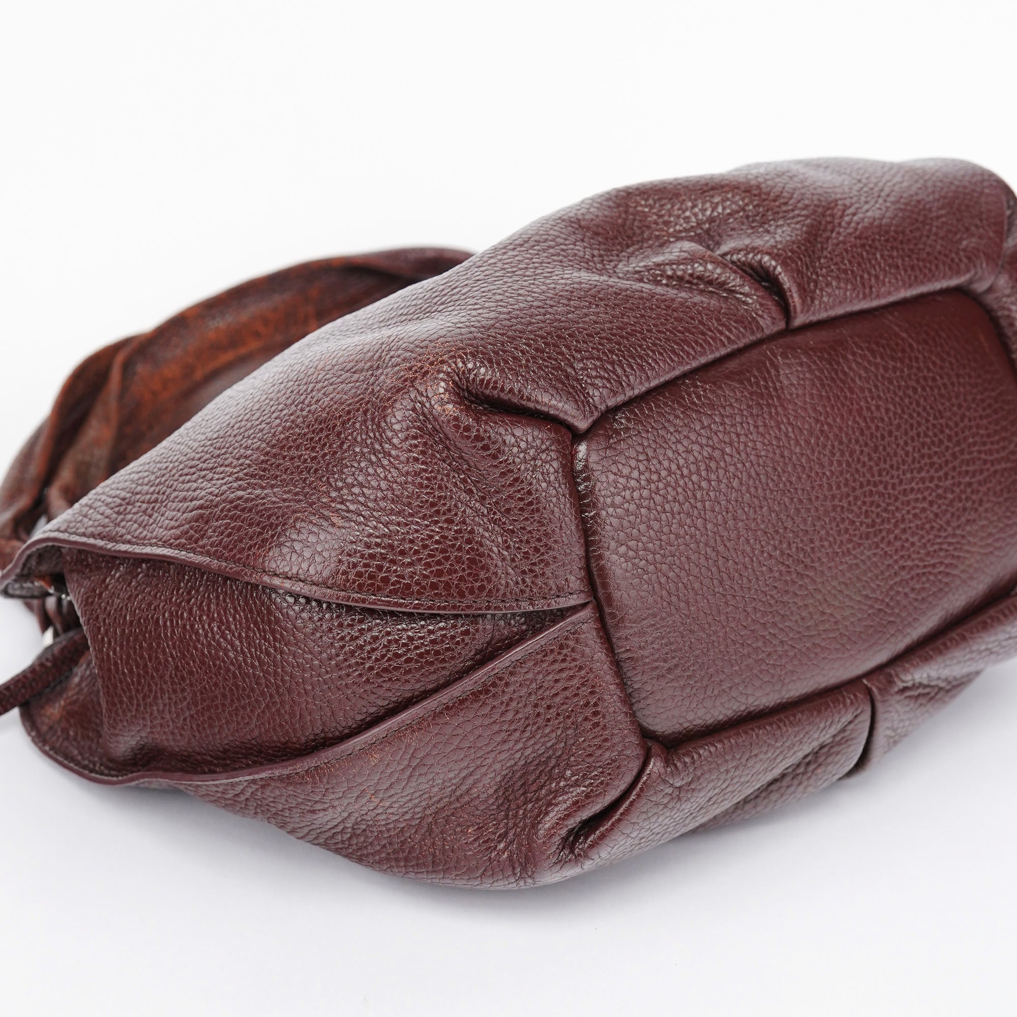 Brown Leather Bittersweet Shoulder Bag