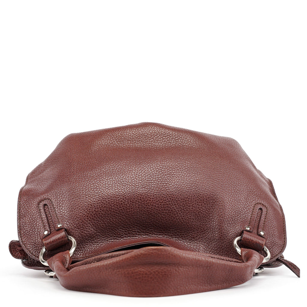 Brown Leather Bittersweet Shoulder Bag
