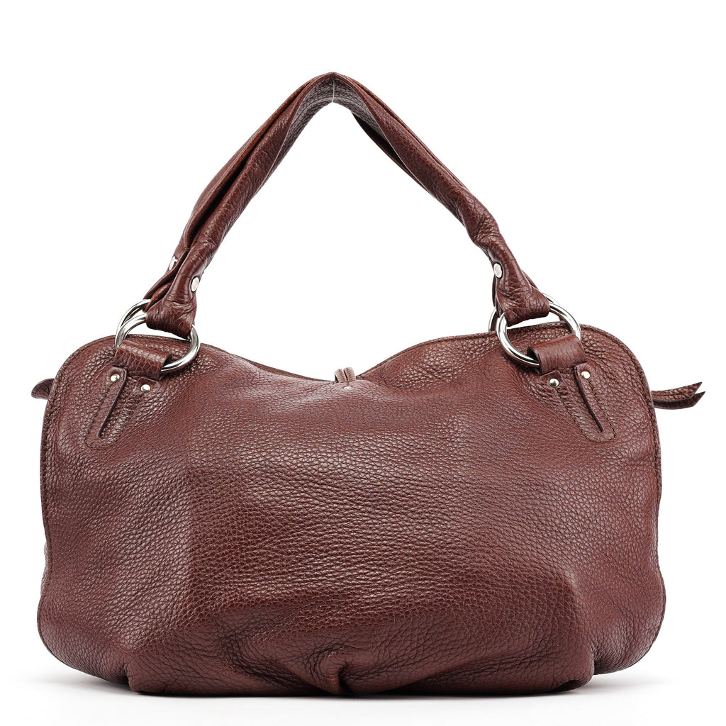Brown Leather Bittersweet Shoulder Bag