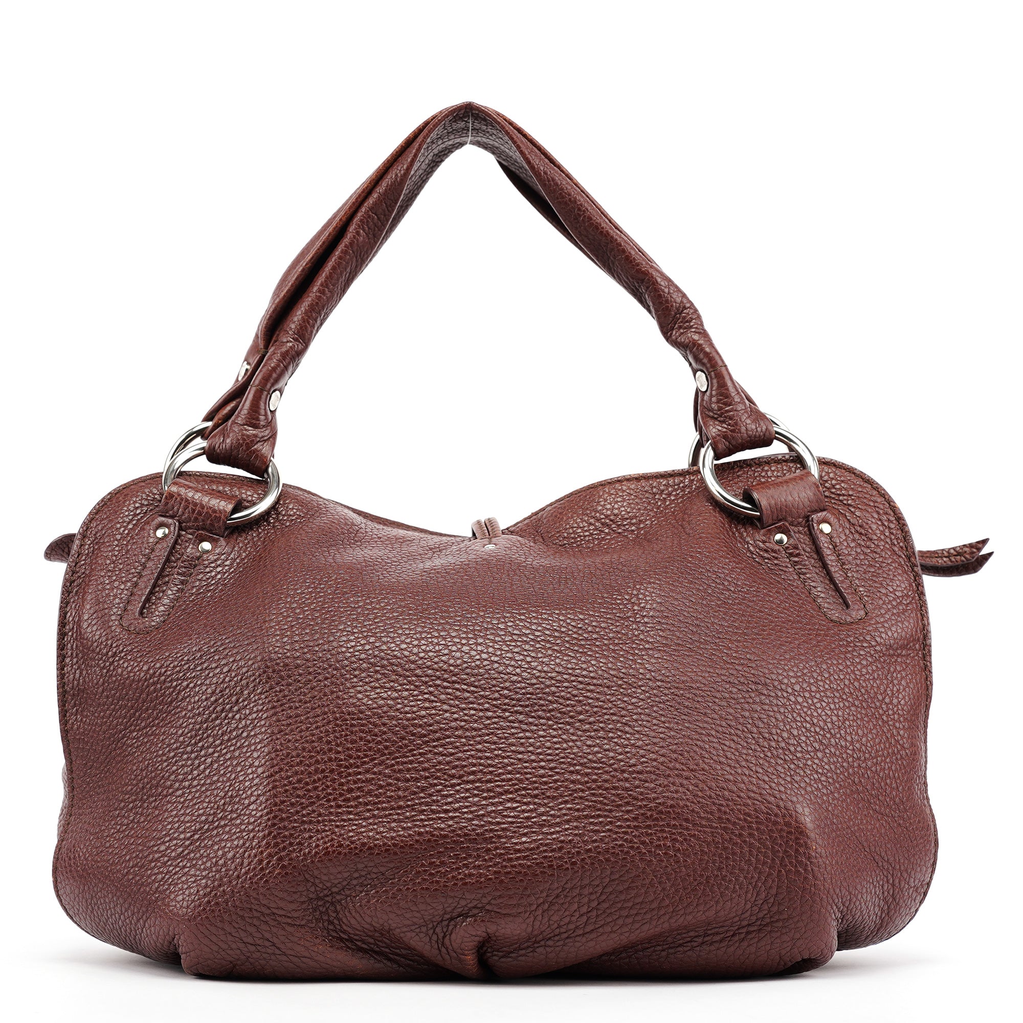 Brown Leather Bittersweet Shoulder Bag