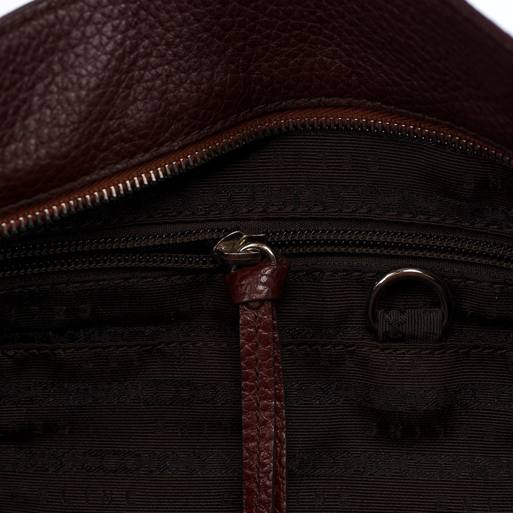 Brown Leather Bittersweet Shoulder Bag