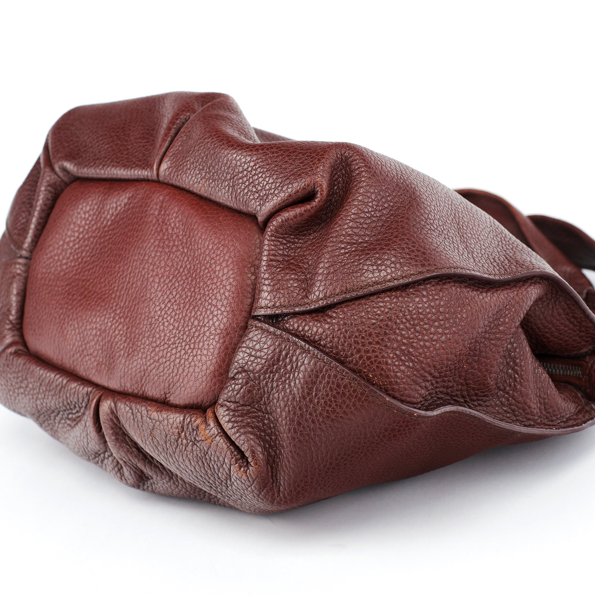 Brown Leather Bittersweet Shoulder Bag