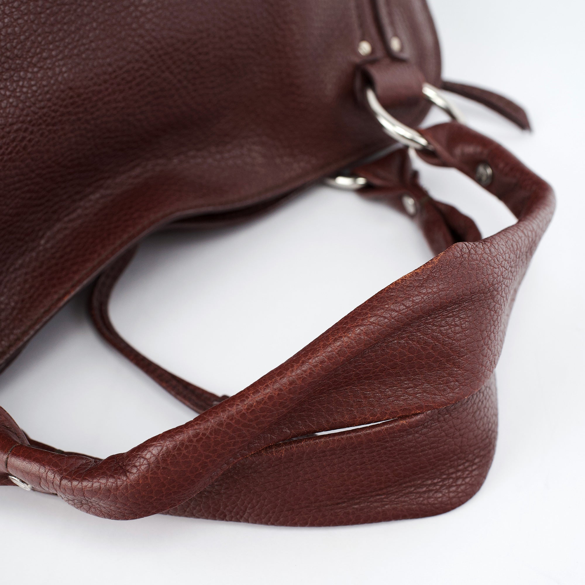 Brown Leather Bittersweet Shoulder Bag