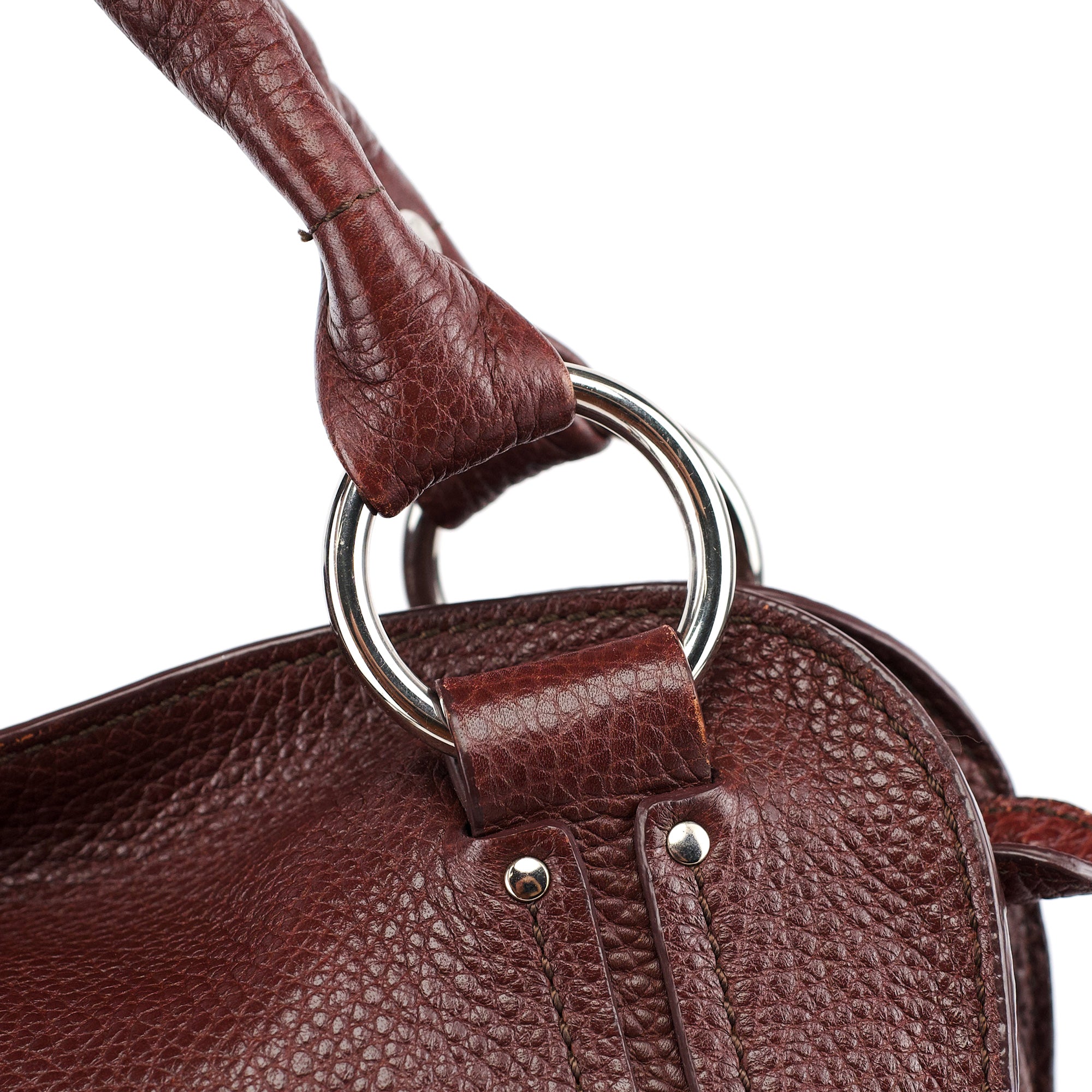 Brown Leather Bittersweet Shoulder Bag