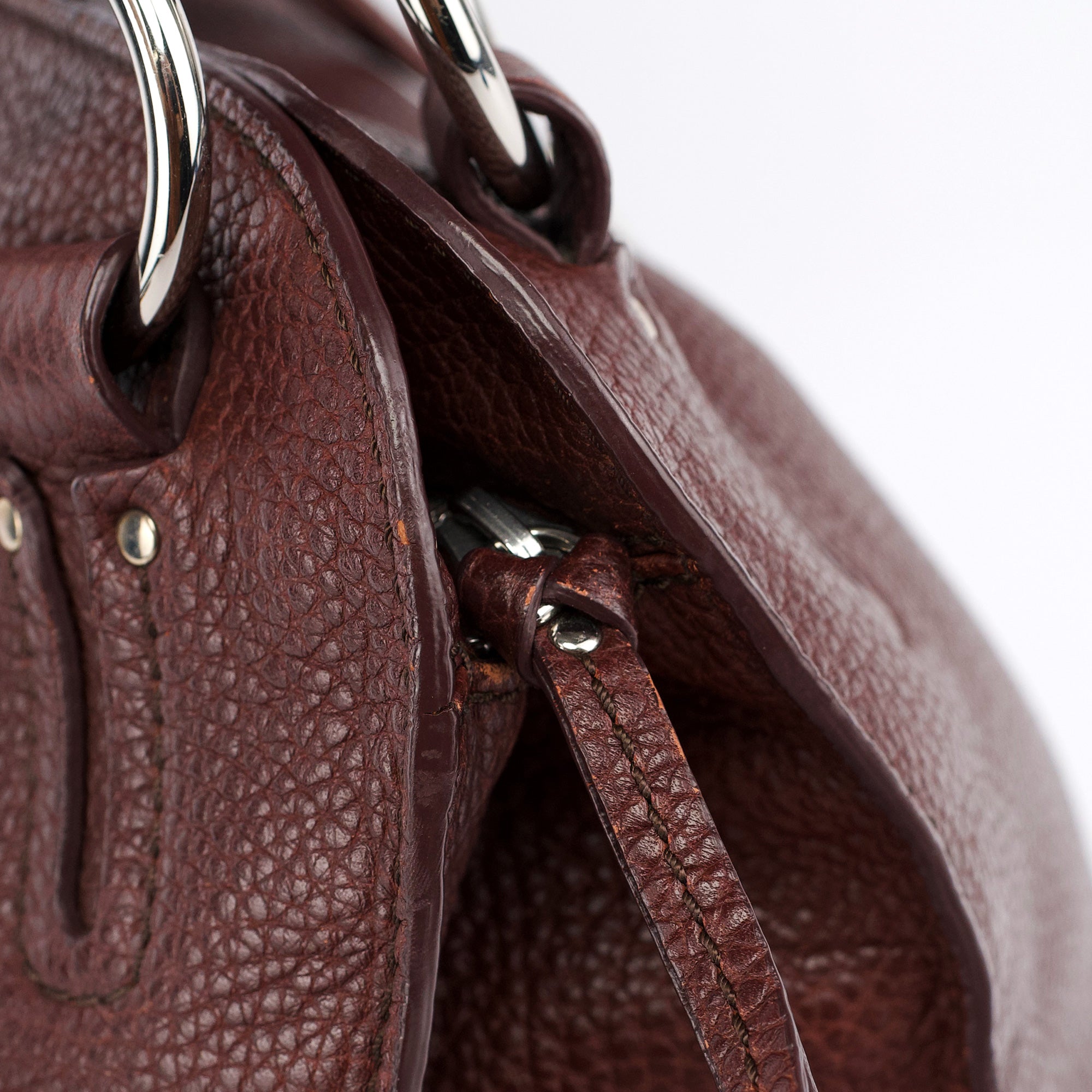 Brown Leather Bittersweet Shoulder Bag