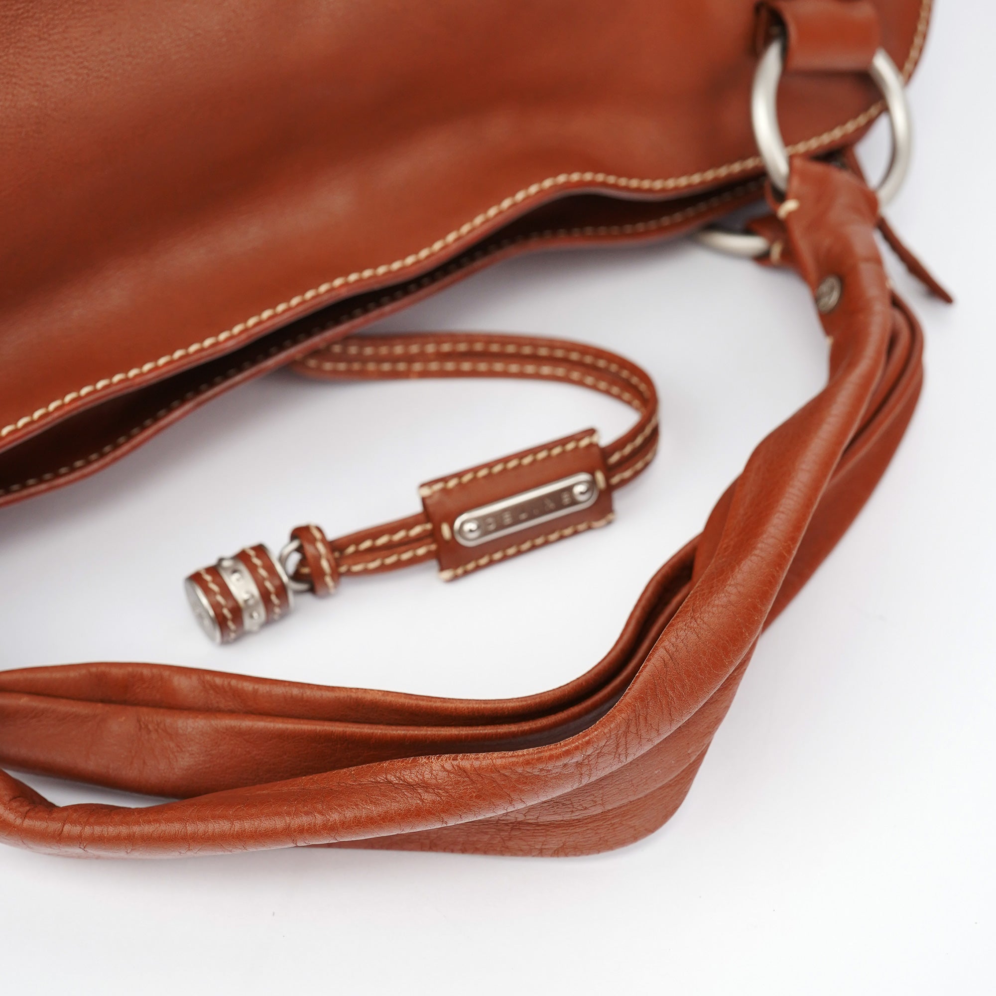 Brown Leather Bittersweet Shoulder Bag