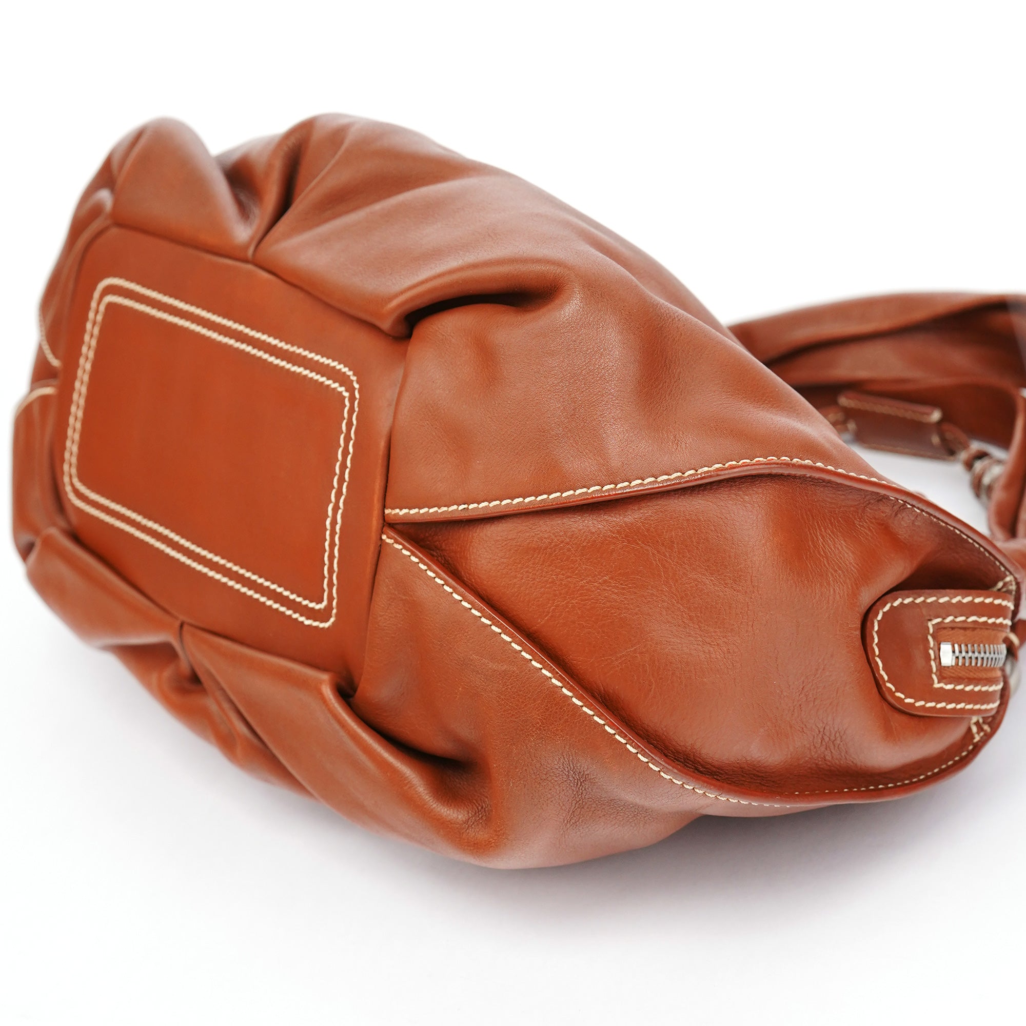 Brown Leather Bittersweet Shoulder Bag