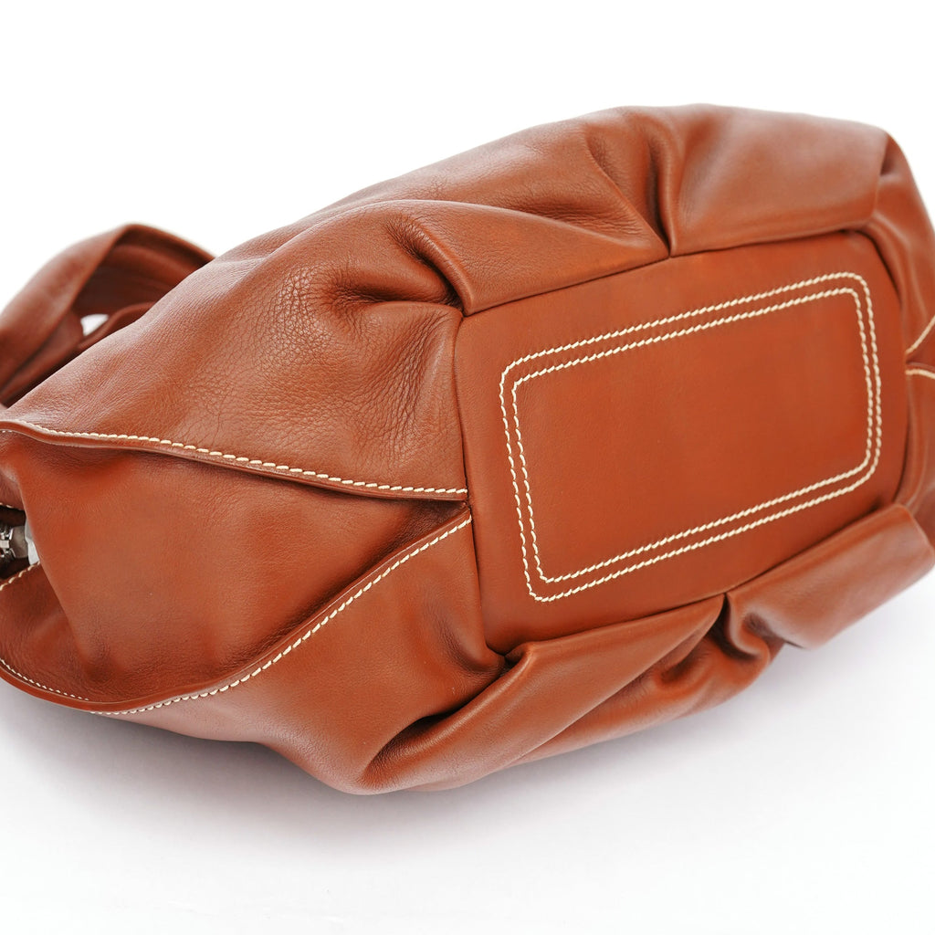 Brown Leather Bittersweet Shoulder Bag