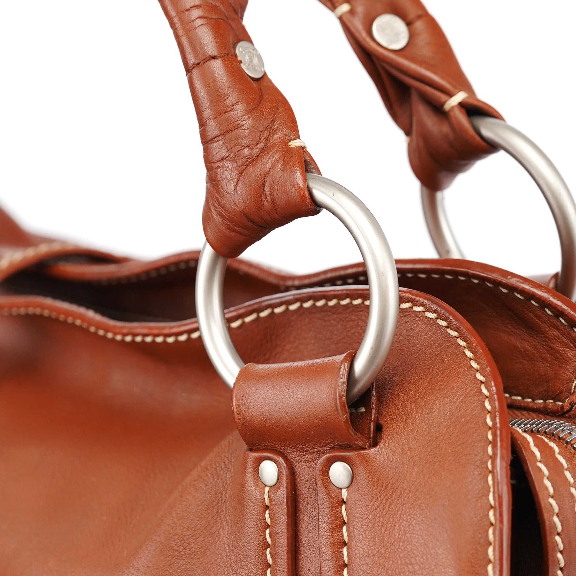 Brown Leather Bittersweet Shoulder Bag