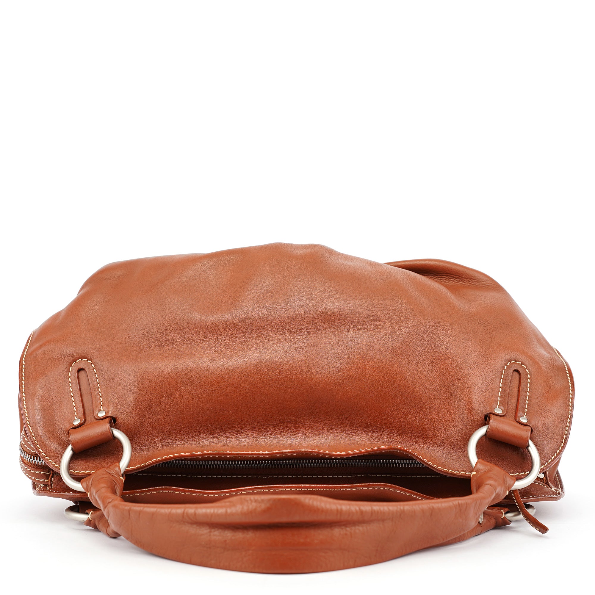 Brown Leather Bittersweet Shoulder Bag