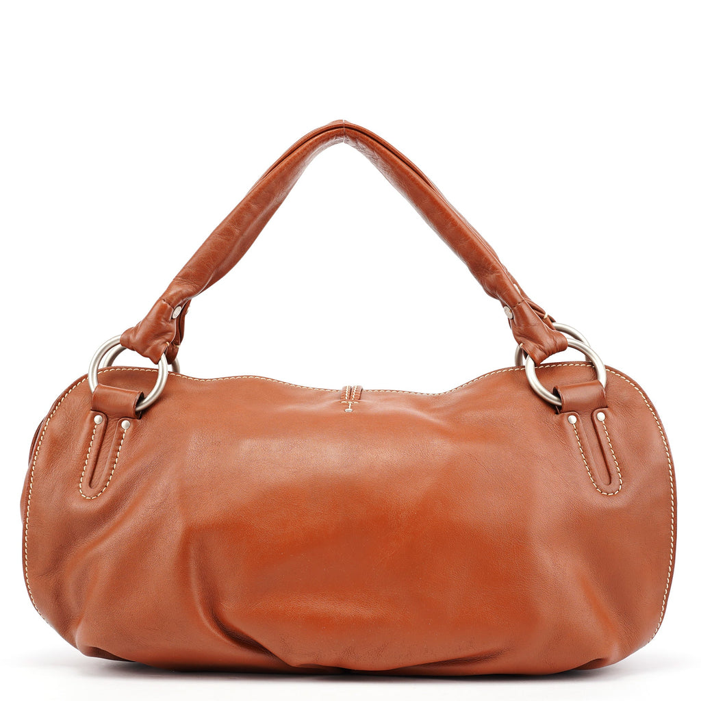 Brown Leather Bittersweet Shoulder Bag